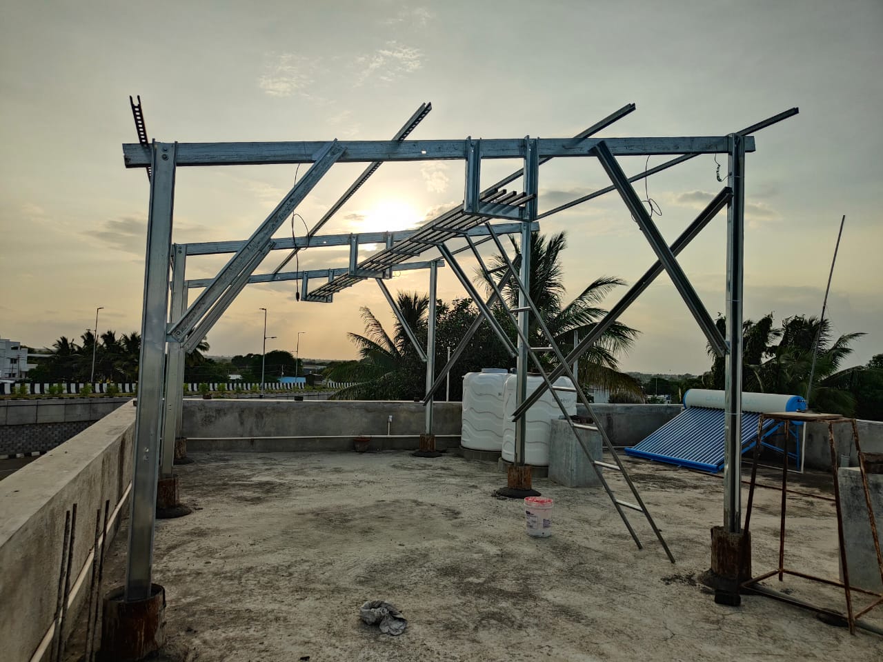 Solar Frame Installation